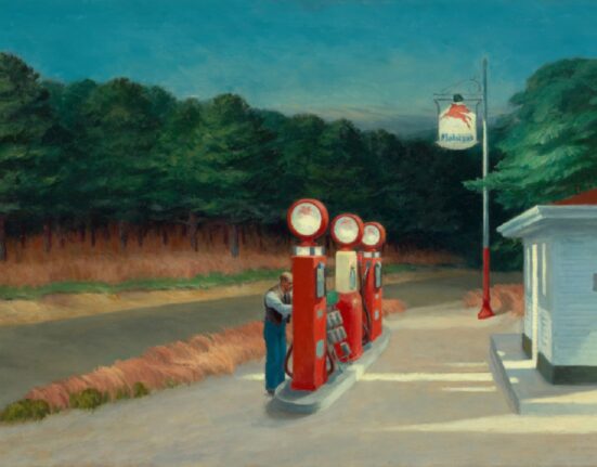 Tabloul „Gas”, de Edward Hopper, ilustrează perfect criza petrolului