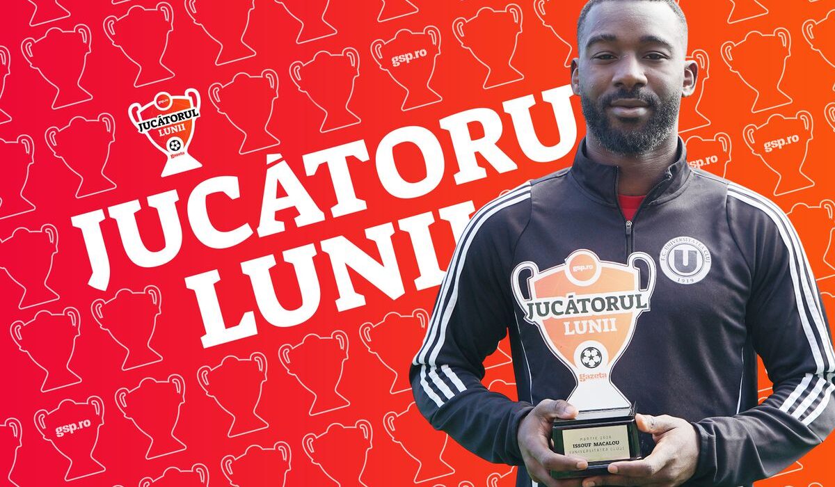 Issouf Macalou, „Jucătorul lunii martie” » Dezvăluiri pentru GSP: „Dacă luam titlul, câștigăm și Cupa!”