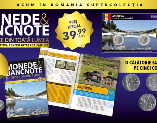 Descoperă Andorra în colecția „Monede și bancnote autentice din toată lumea”. Revistă, monede, fișă numismatică. Marți la chioșcuri!