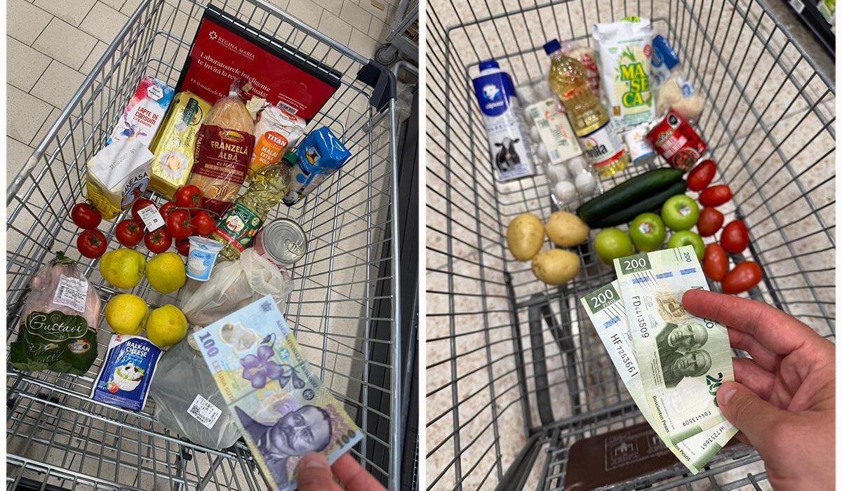 Șoc la supermarket în Mexic: ce cumperi cu 100 de lei la București vs 400 de pesos în CDMX
