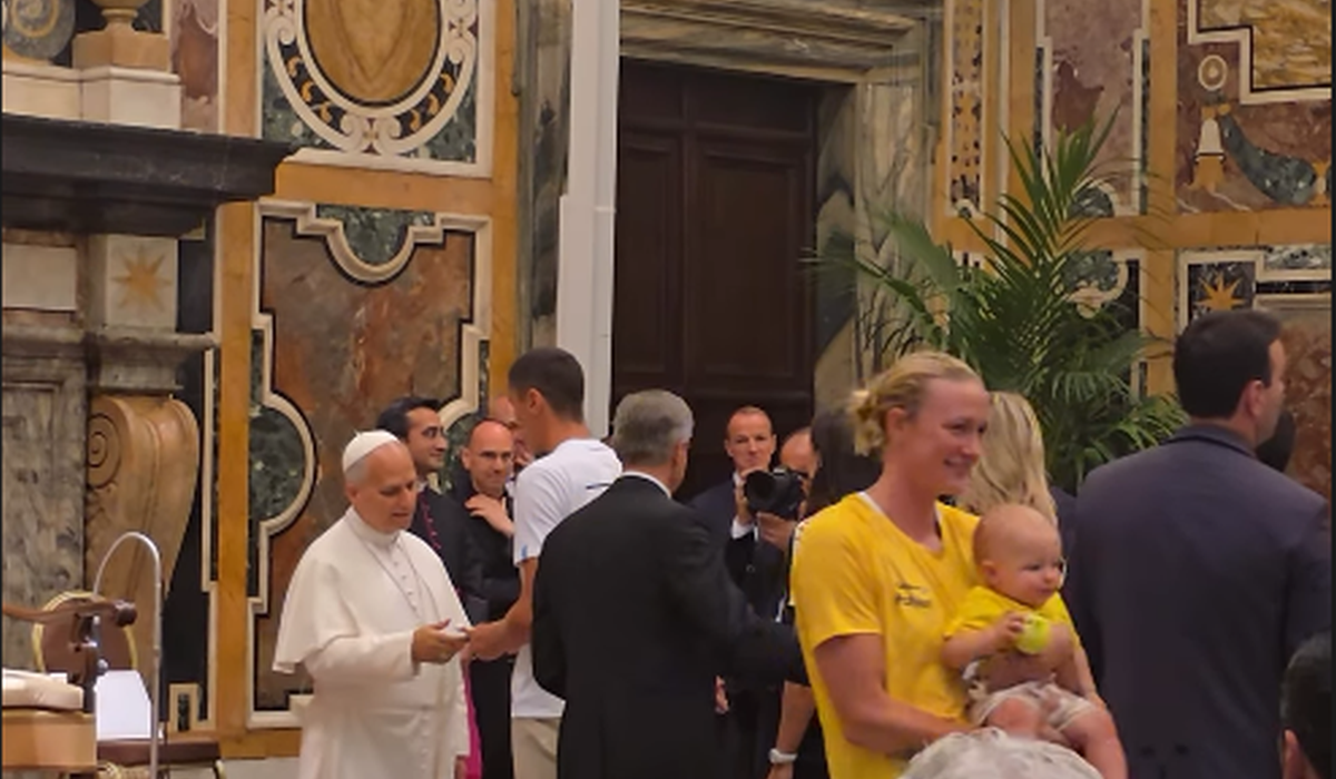 David Popovici, întâlnire specială cu Papa Leon al XIV-lea