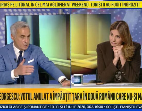 VIDEO Dialog tensionat între Călin Georgescu și Anca Alexandrescu, cu acuzații de cenzură și promovare pentru „rating” / „Cum să traiască mai bine oamenii? Cu lozinci?”