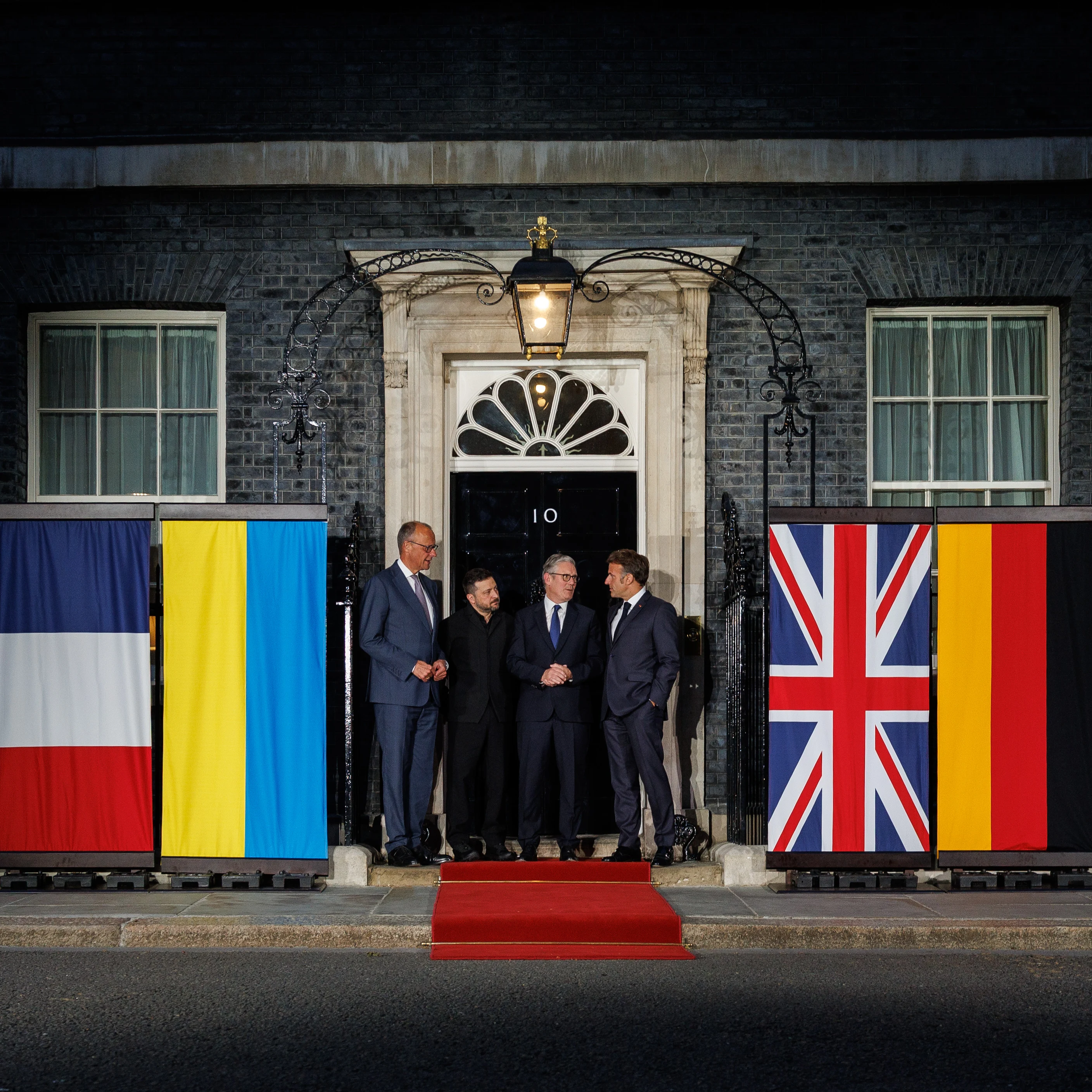 Merz, Zelenski, Starmer și Macron FOTO X / @Keir_Starmer