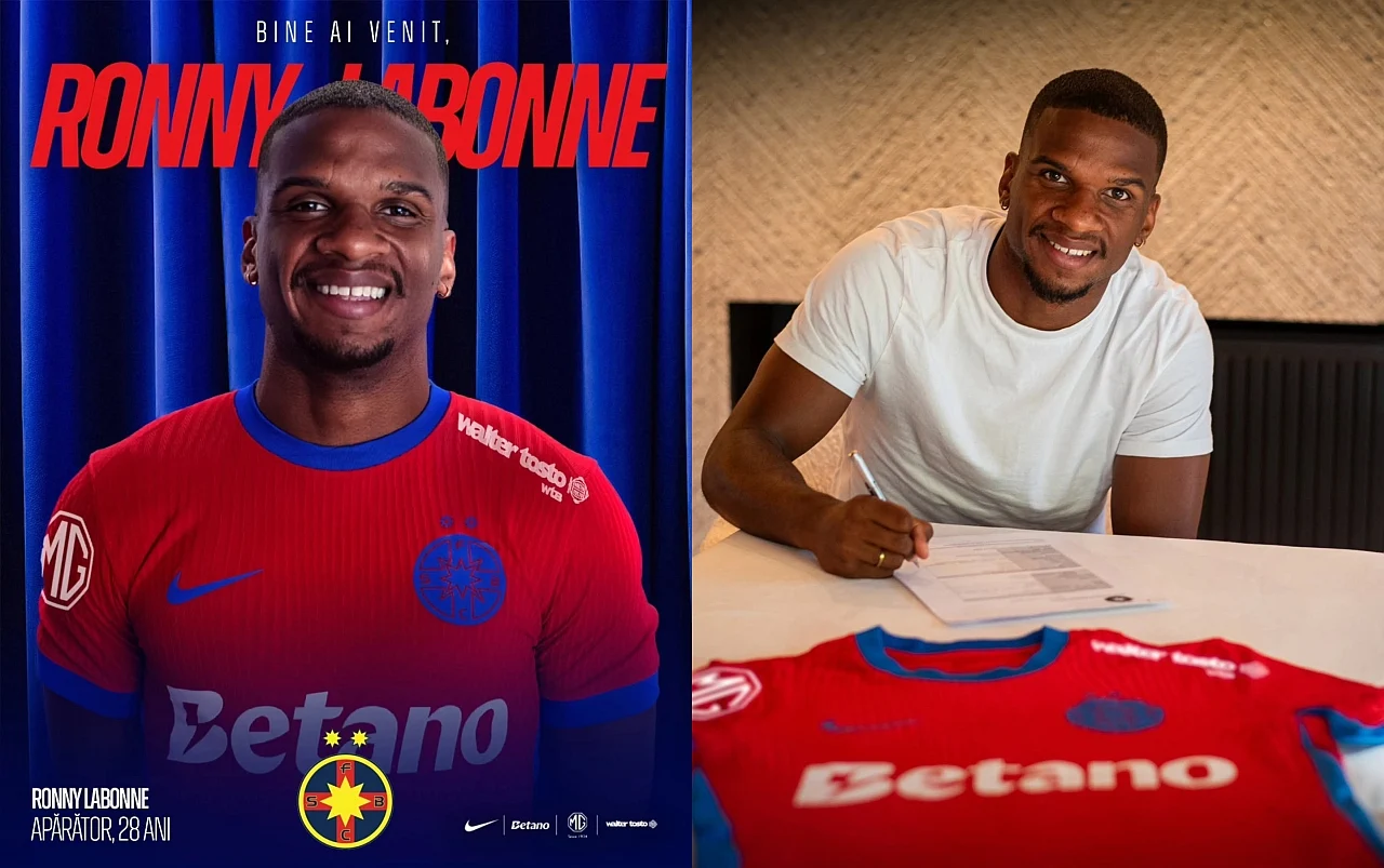 Fundașul dreapta Ronny Lebonne a semnat cu FCSB (Foto: FCSB)