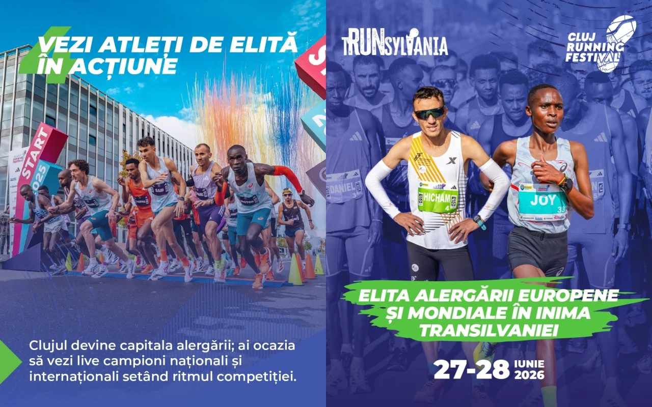 Printre alergători se vor număra Liliana Dragomir și Nicolae Soare (Foto: Cluj Running Festival)