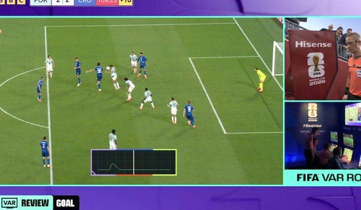 Nemaivăzut! Gol anulat pentru ofsaid în 90+13 în Portugalia