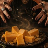 „Vrăjitoarea Brânzei” susține că poate citi viitorul într-o bucată de cheddar. Tiromanția este o metodă veche de aproape 2.000