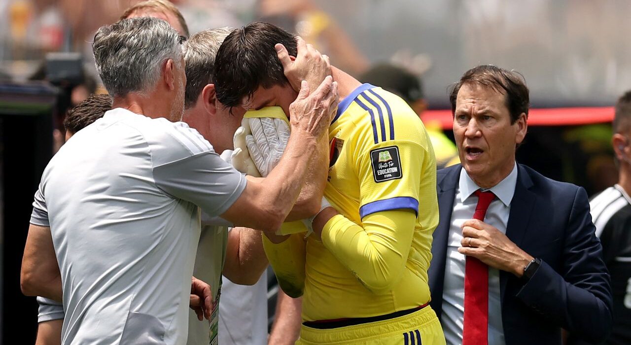 Explicația schimbării care a adus dezastrul pentru Belgia: Rudi Garcia spune de ce l-a scos pe Courtois, deși portarul putea continua