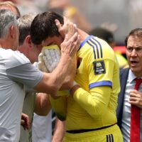 Explicația schimbării care a adus dezastrul pentru Belgia: Rudi Garcia spune de ce l-a scos pe Courtois, deși portarul putea continua