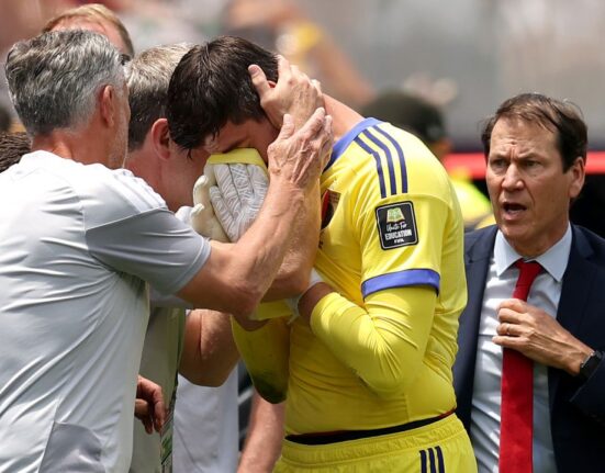 Explicația schimbării care a adus dezastrul pentru Belgia: Rudi Garcia spune de ce l-a scos pe Courtois, deși portarul putea continua