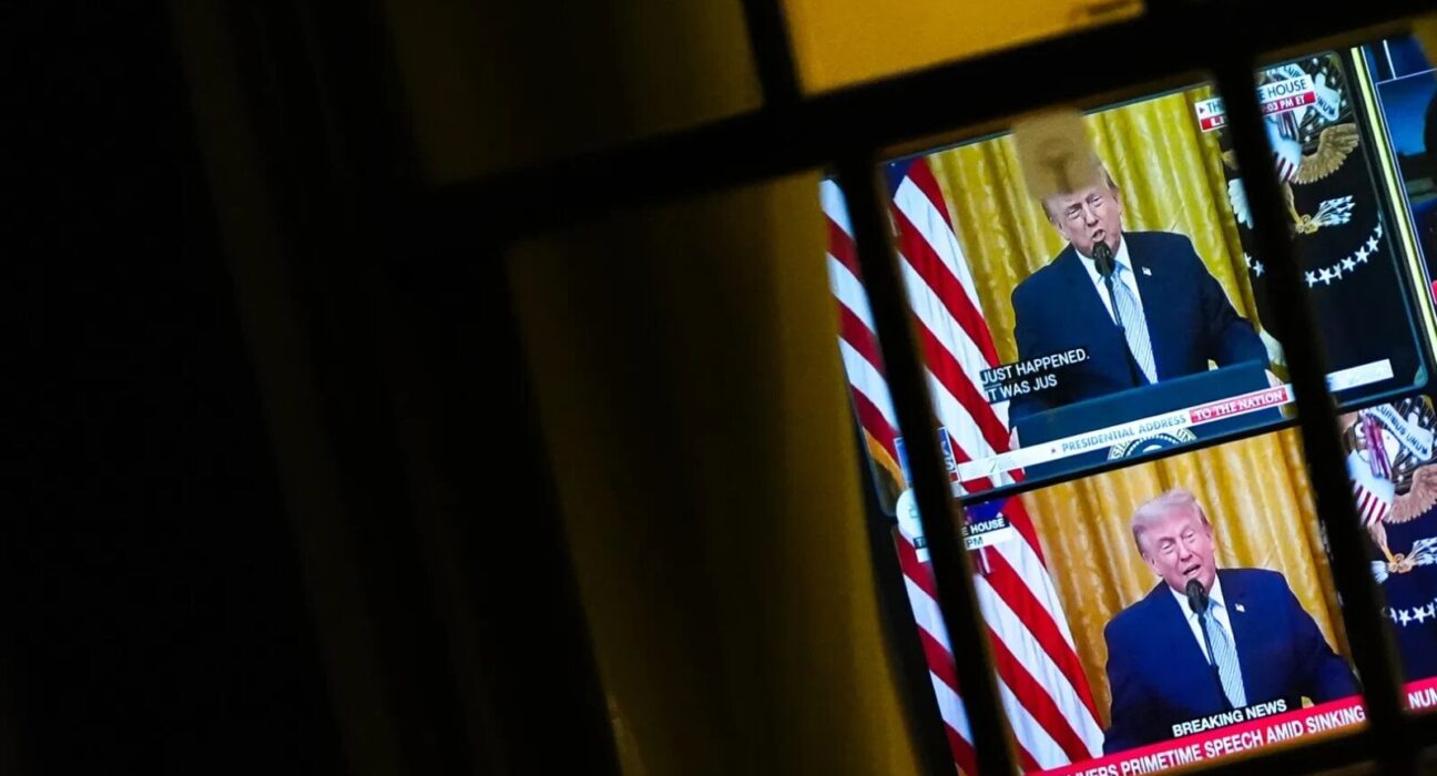 VIDEO Donald Trump, în război cu marile televiziuni din SUA: Au refuzat să-i transmită discursul, iar președintele solicită să-și piardă licența de transmisie